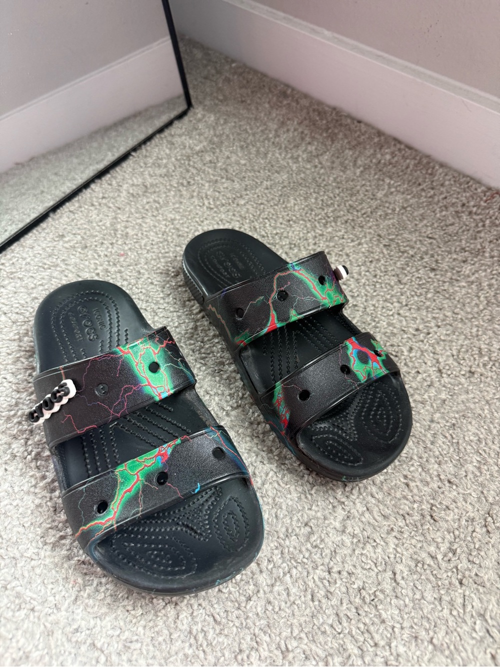 CROCS Women's Out of This World Slide Sandals from Finish Line Size 7